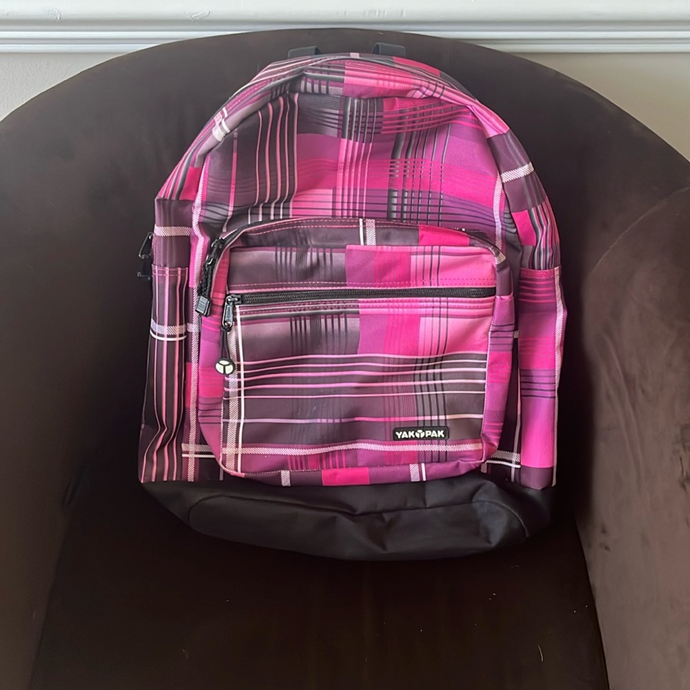 Yakpak Plaid Backpack
